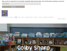 Tablet Screenshot of mrcolbysharp.com